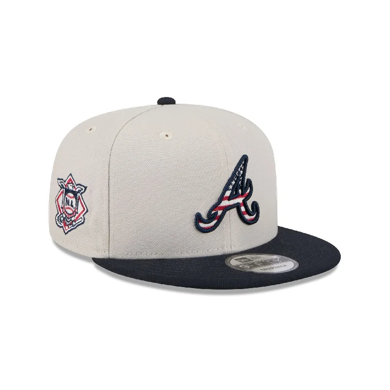 Atlanta Braves Independence Day 2024 9FIFTY Snapback Hat