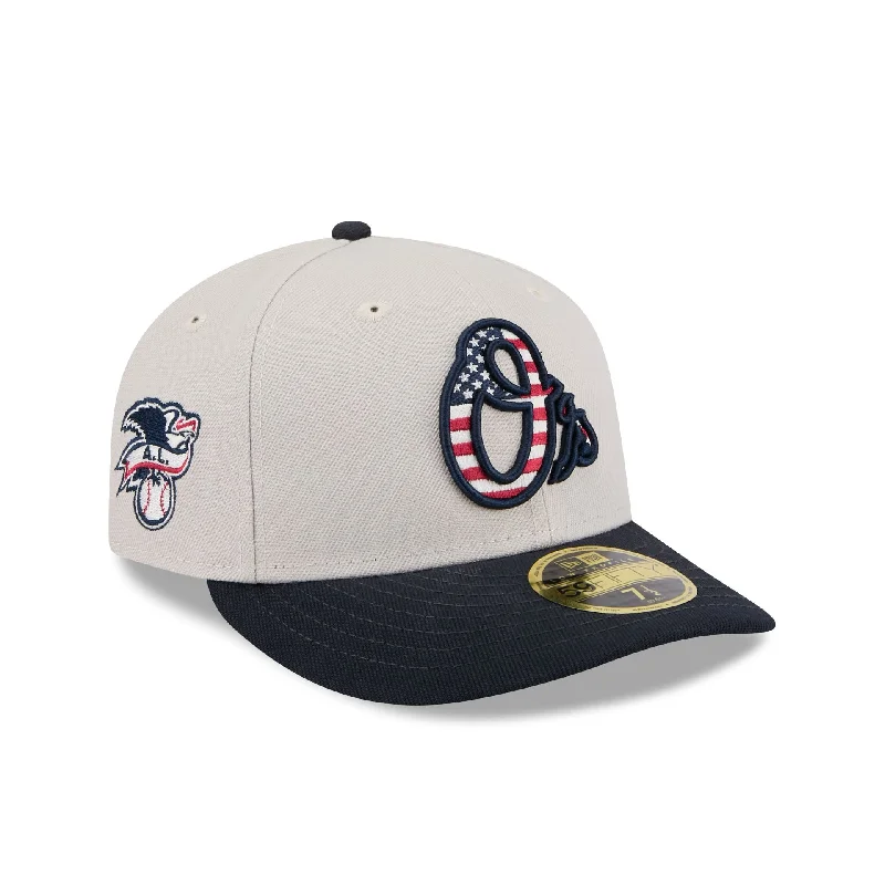 Baltimore Orioles Independence Day 2024 Low Profile 59FIFTY Fitted Hat