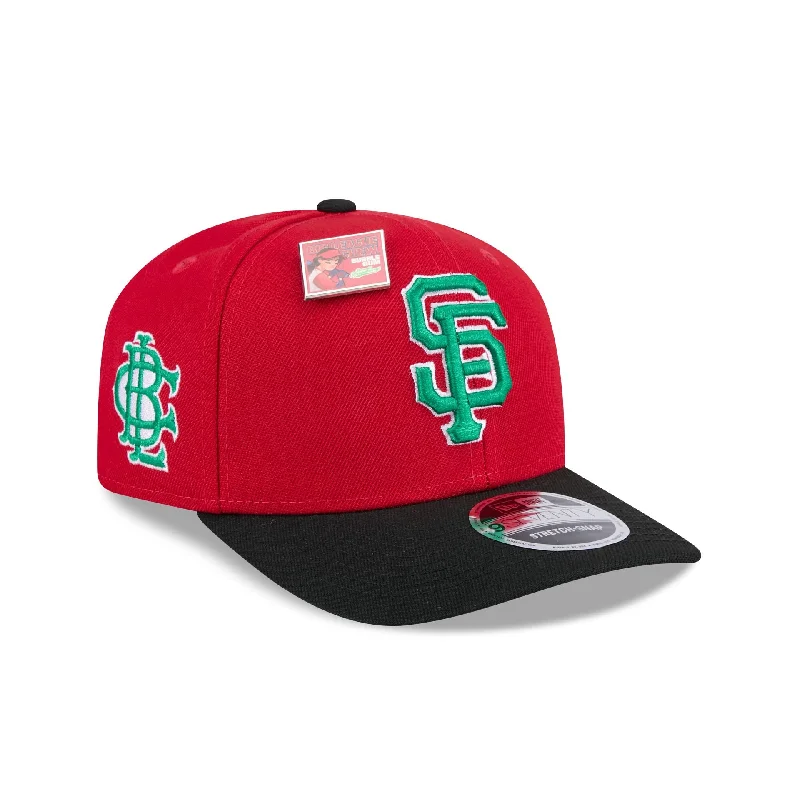 Big League Chew X San Francisco Giants Slammin' Strawberry 9SEVENTY Stretch-Snap Hat