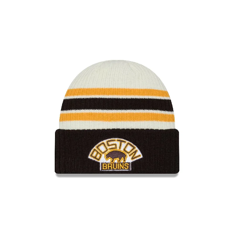 Boston Bruins Vintage Ribbed Beanie