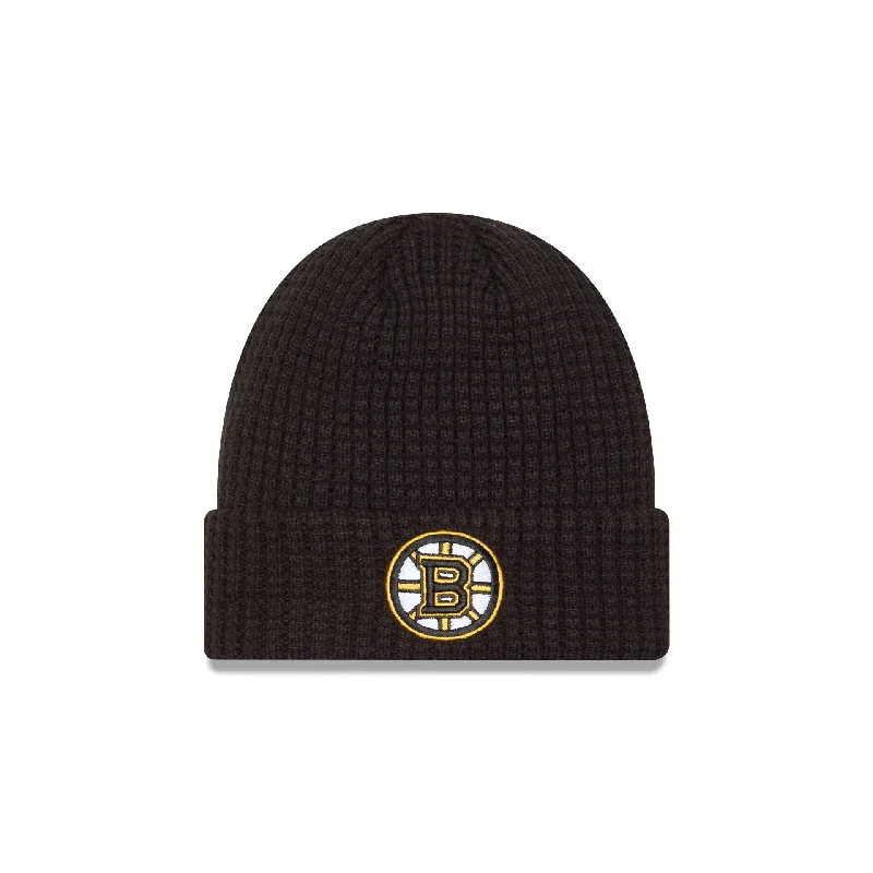 Boston Bruins Waffle Knit Beanie