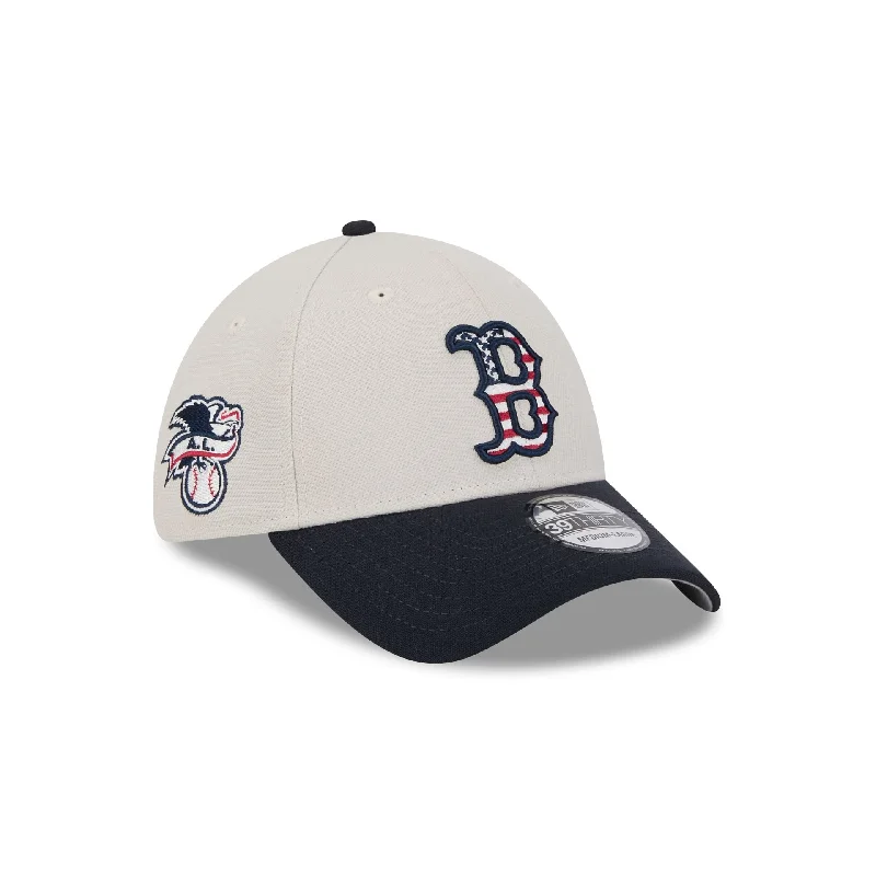 Boston Red Sox Independence Day 2024 39THIRTY Stretch Fit Hat