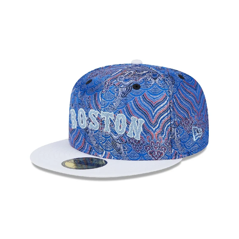 Boston Red Sox Wave Fill 59FIFTY Fitted Hat