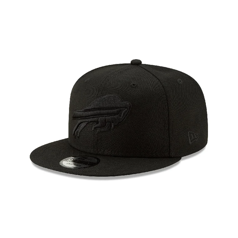 Buffalo Bills Basic Black on Black 9FIFTY Snapback Hat