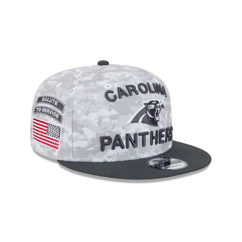 Carolina Panthers 2024 Salute to Service 9FIFTY Snapback Hat