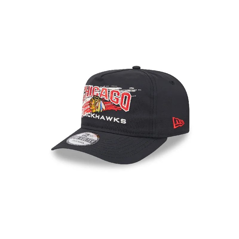 Chicago Blackhawks Throwback Brush Golfer Hat