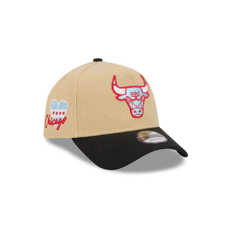 Chicago Bulls City Side Patch 9FORTY A-Frame Snapback Hat