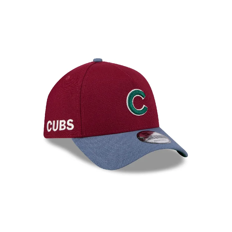 Chicago Cubs Cherry 9FORTY A-Frame Snapback Hat