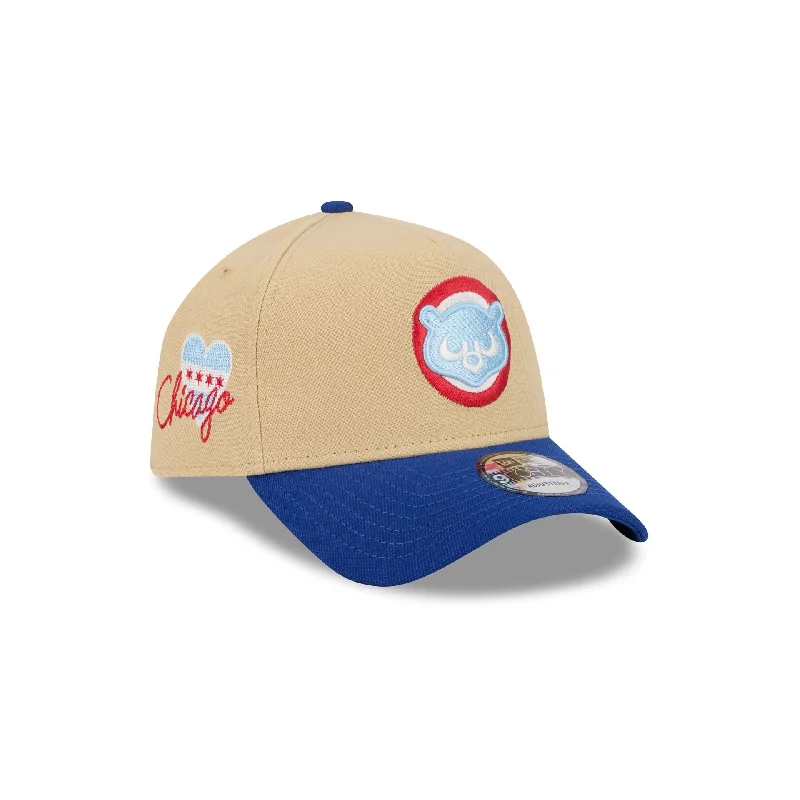 Chicago Cubs City Side Patch 9FORTY A-Frame Snapback Hat