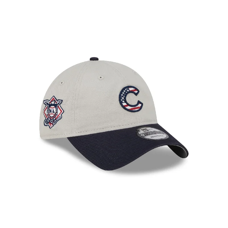 Chicago Cubs Independence Day 2024 9TWENTY Adjustable Hat