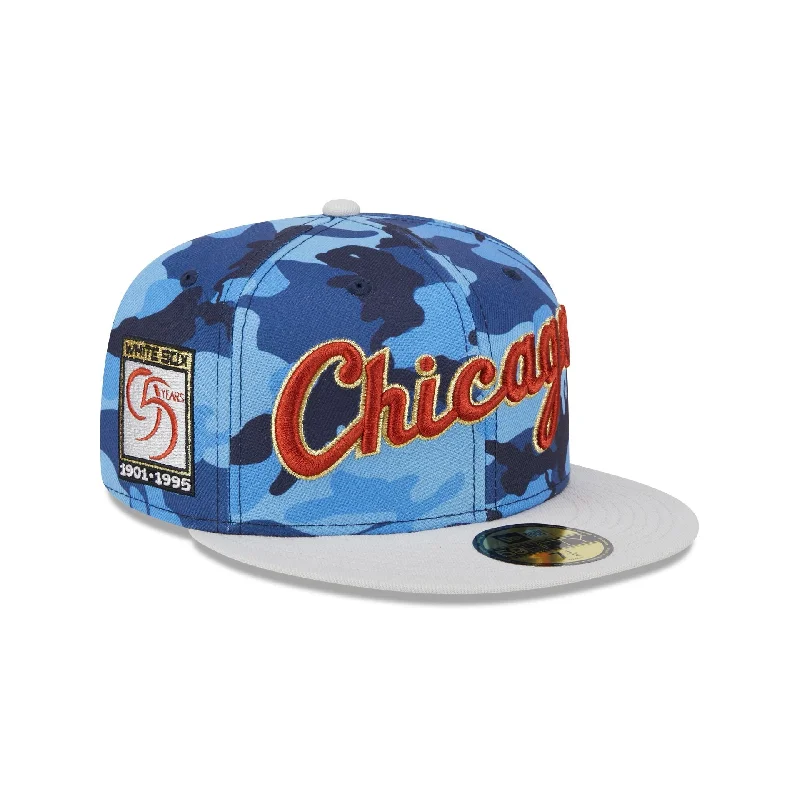 Chicago White Sox Blue Camo 59FIFTY Fitted Hat