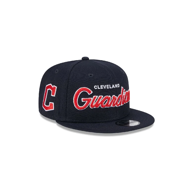 Cleveland Guardians Script Kids 9FIFTY Snapback Hat