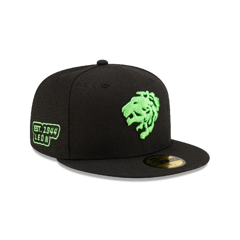 Club León Black 59FIFTY Fitted Hat