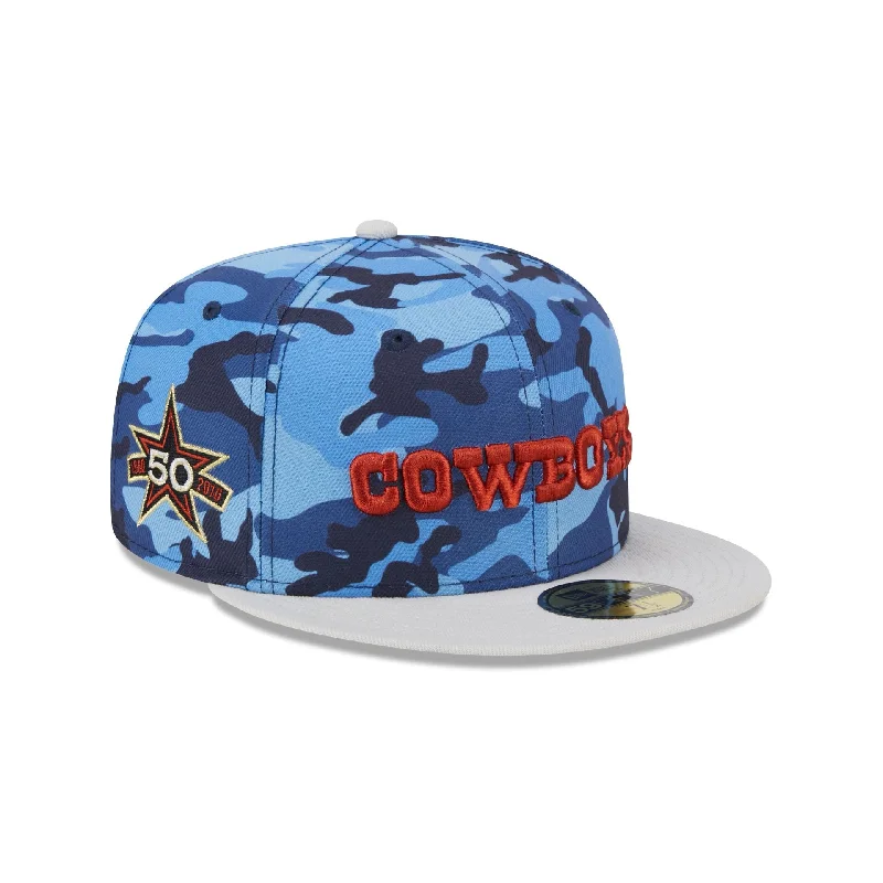 Dallas Cowboys Blue Camo 59FIFTY Fitted Hat