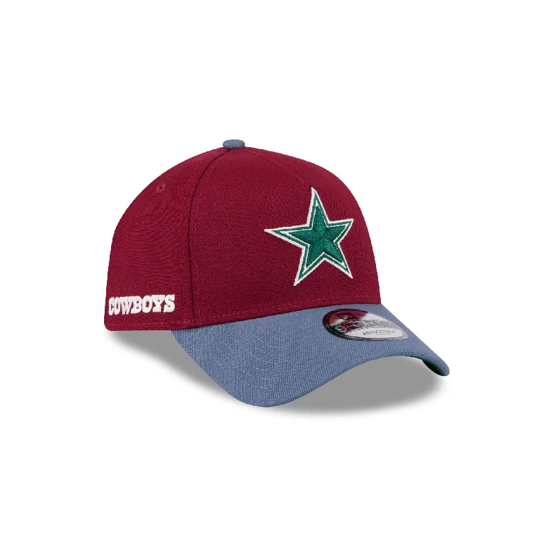 Dallas Cowboys Cherry 9FORTY A-Frame Snapback Hat