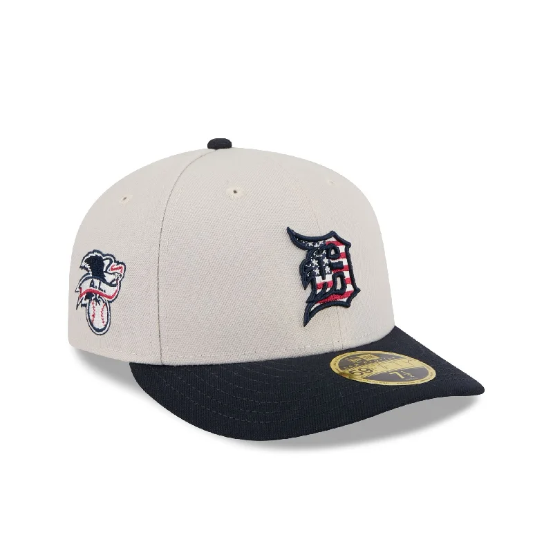 Detroit Tigers Independence Day 2024 Low Profile 59FIFTY Fitted Hat