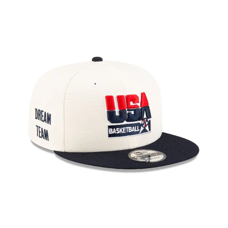 Dream Team Chrome White 9FIFTY Snapback Hat