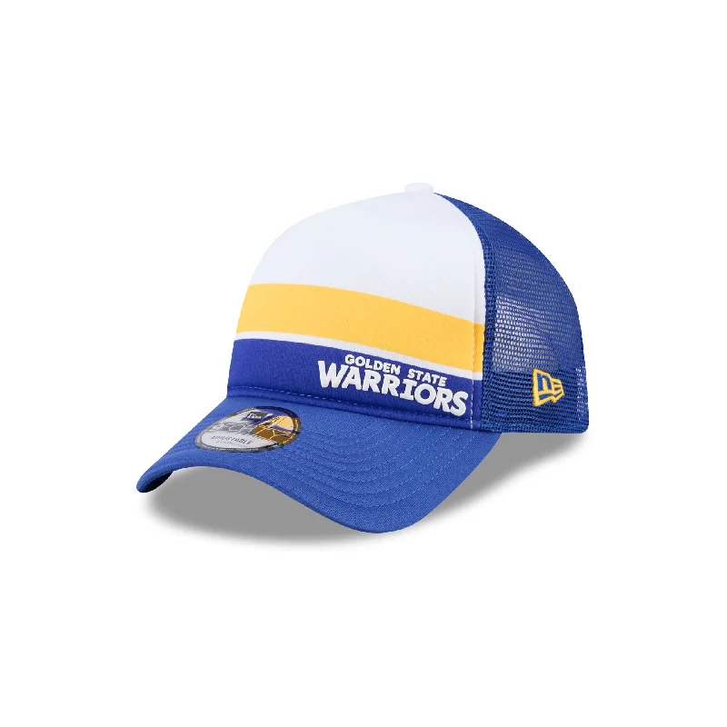 Golden State Warriors Color Block 9FORTY A-Frame Trucker Snapback Hat