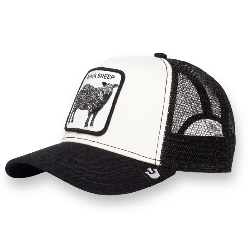 GOORIN BROS (WHITE) THE BLACK SHEEP TRUCKER MESH SNAPBACK