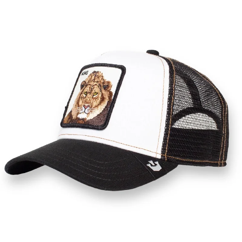 GOORIN BROS THE KING LION (BLACK) TRUCKER MESH SNAPBACK