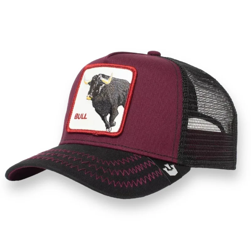 GOORIN BROS THE BULL (WINE) TRUCKER MESH SNAPBACK