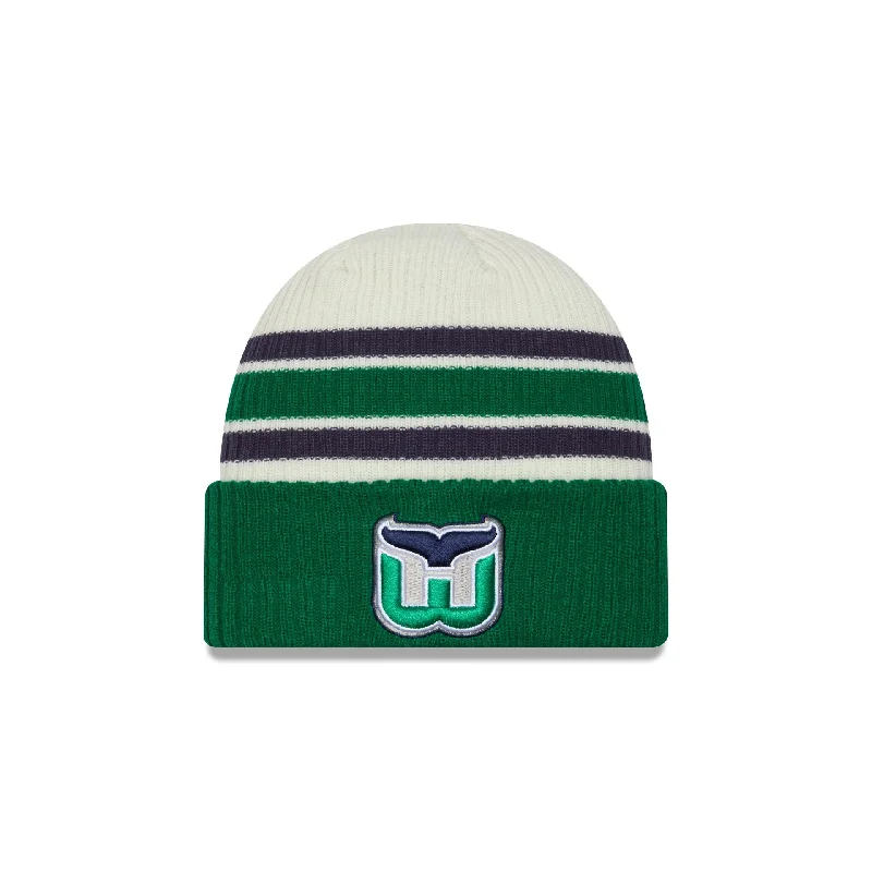 Hartford Whalers Vintage Ribbed Beanie