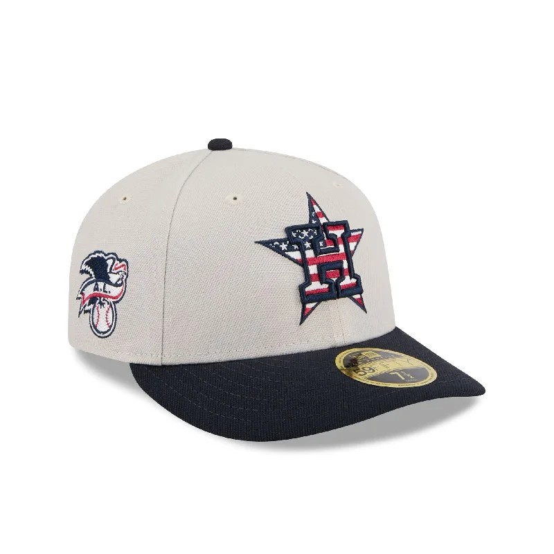 Houston Astros Independence Day 2024 Low Profile 59FIFTY Fitted Hat