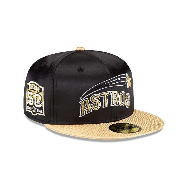 Houston Astros Metallic Gold 59FIFTY Fitted Hat