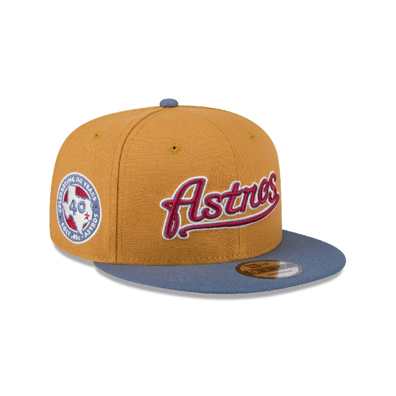 Houston Astros Panama Tan 9FIFTY Snapback Hat