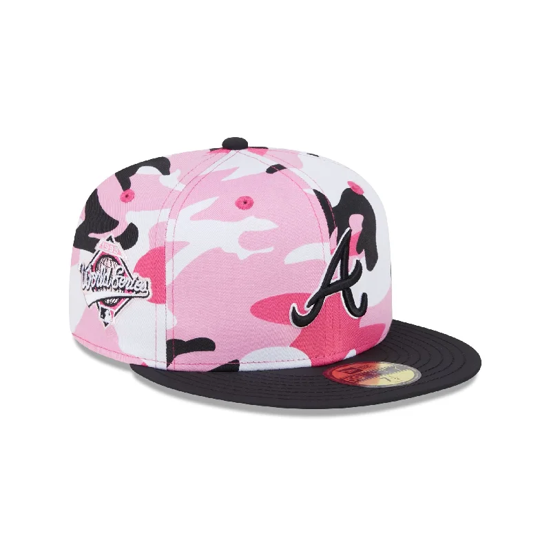 Just Caps Color Camo Atlanta Braves 59FIFTY Fitted Hat