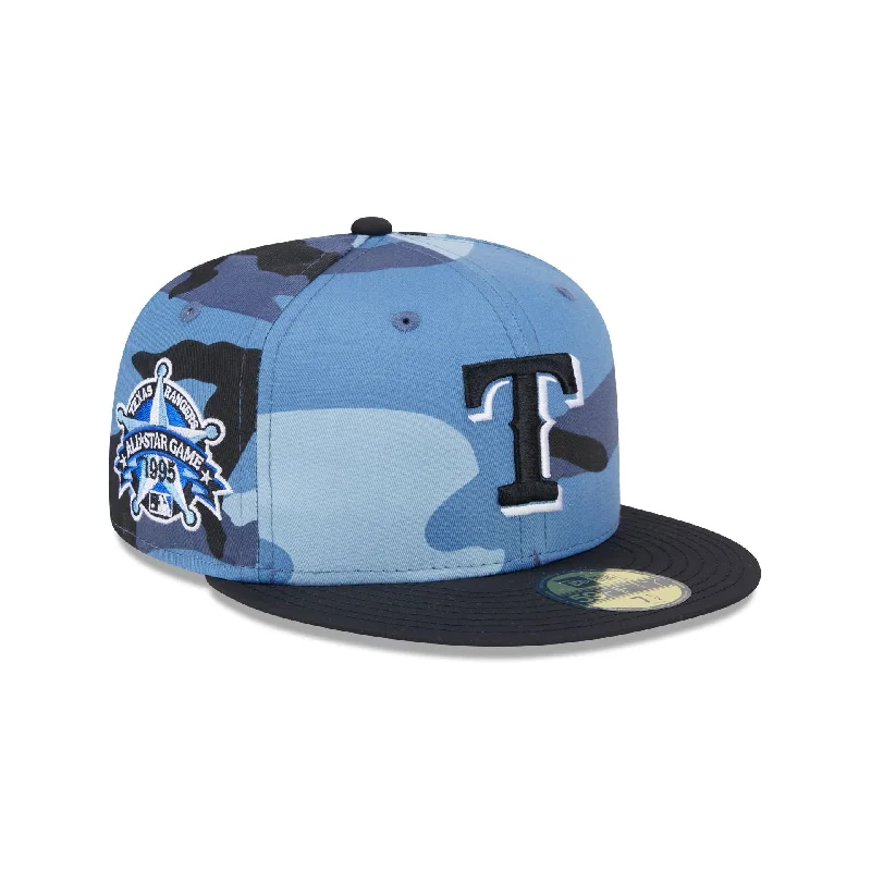 Just Caps Color Camo Texas Rangers 59FIFTY Fitted Hat