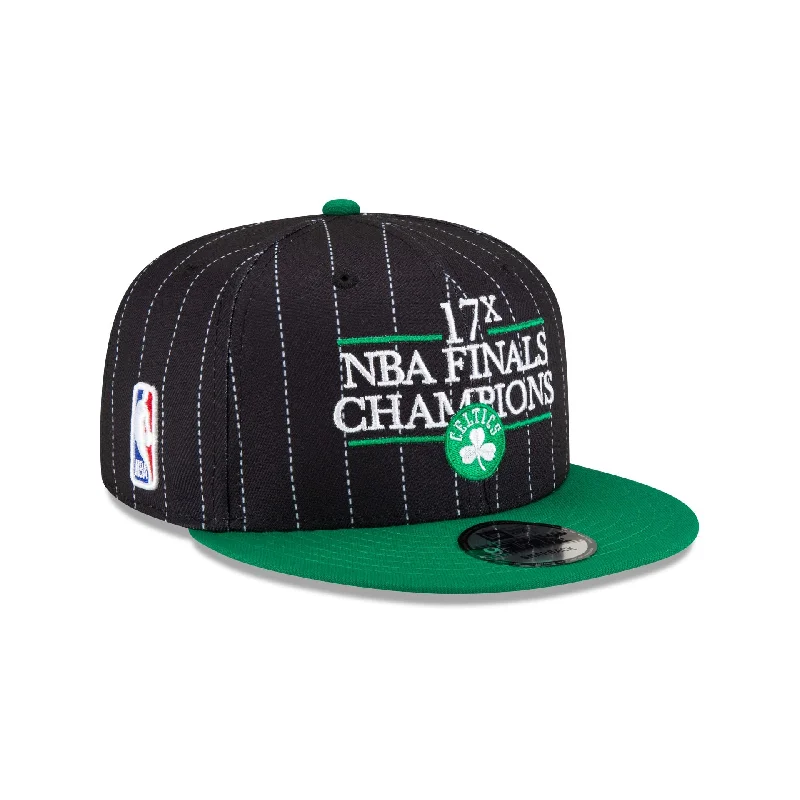 Just Caps NBA Champion Pinstripe Boston Celtics 9FIFTY Snapback Hat