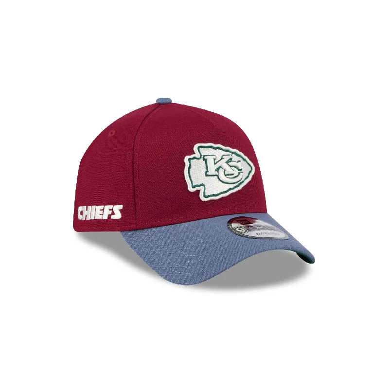 Kansas City Chiefs Cherry 9FORTY A-Frame Snapback Hat