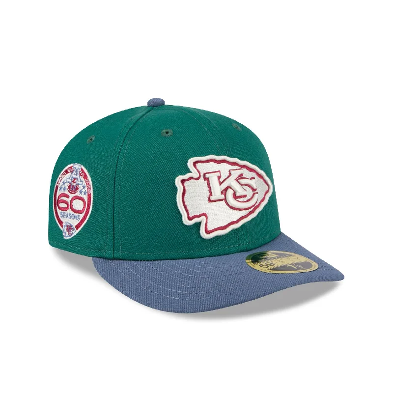 Kansas City Chiefs Green Gemstone Low Profile 59FIFTY Fitted Hat