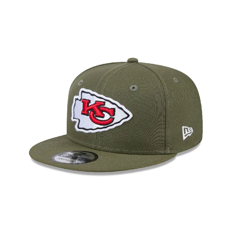 Kansas City Chiefs Olive 9FIFTY Snapback Hat