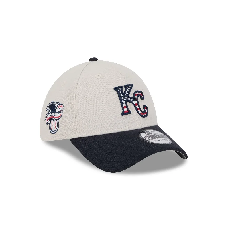 Kansas City Royals Independence Day 2024 39THIRTY Stretch Fit Hat