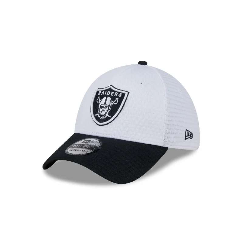 Las Vegas Raiders 2024 Training 39THIRTY Stretch Fit Hat