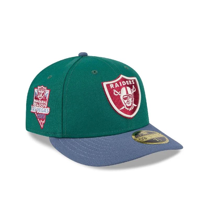 Las Vegas Raiders Green Gemstone Low Profile 59FIFTY Fitted Hat