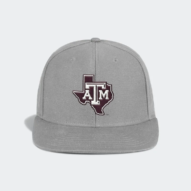 Lonestar Grey Flatbrim Snapback