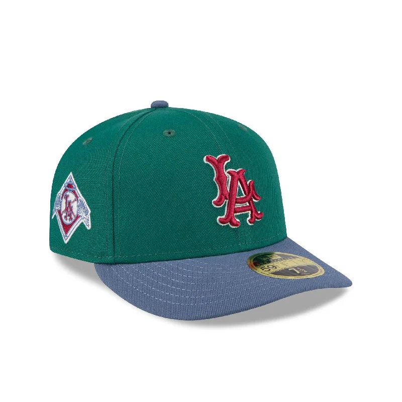 Los Angeles Angels Green Gemstone Low Profile 59FIFTY Fitted Hat