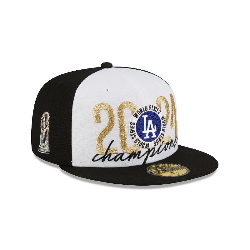 Los Angeles Dodgers 2024 World Series Champions Locker Room 59FIFTY Fitted Hat