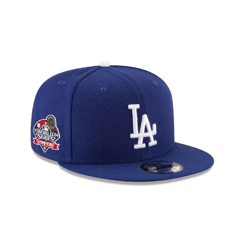 Los Angeles Dodgers 2024 World Series Champions Side Patch 9FIFTY Snapback Hat