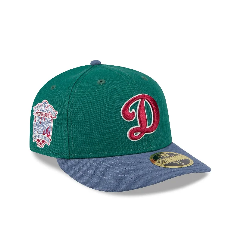 Los Angeles Dodgers Green Gemstone Low Profile 59FIFTY Fitted Hat