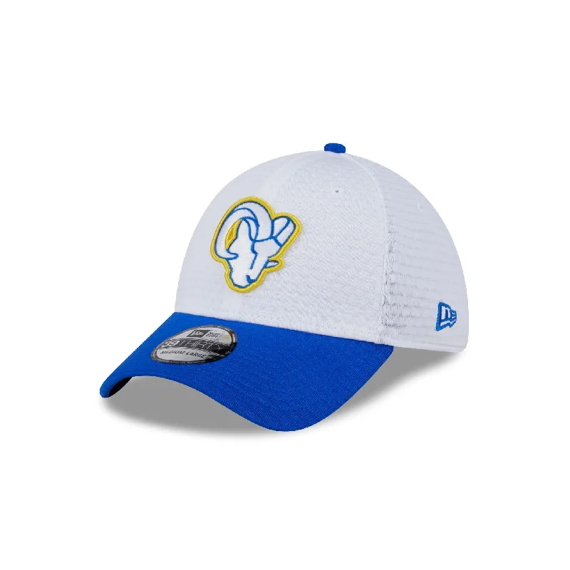 Los Angeles Rams 2024 Training 39THIRTY Stretch Fit Hat