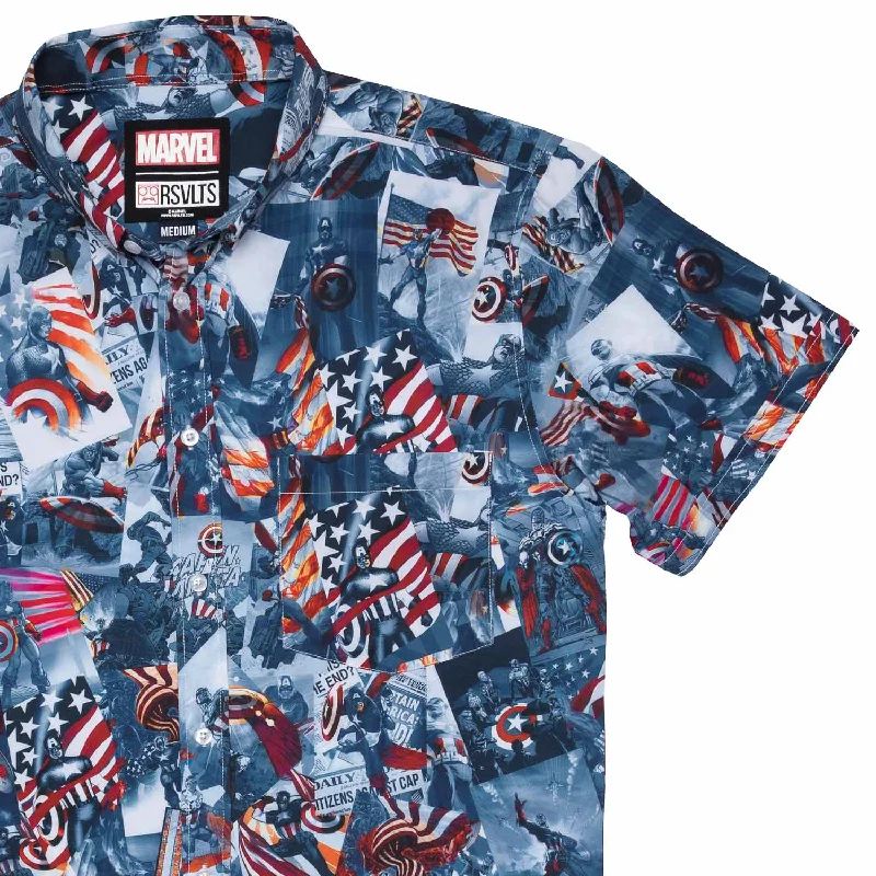 Captain America "Sentinel of Liberty" – KUNUFLEX Short Sleeve Shirt