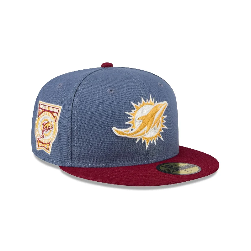 Miami Dolphins Deep Blue 59FIFTY Fitted Hat