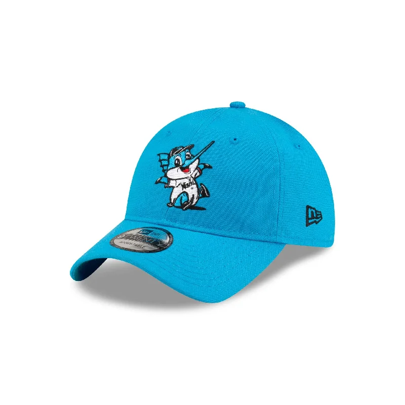 Miami Marlins Mini Mascot 9TWENTY Adjustable Hat