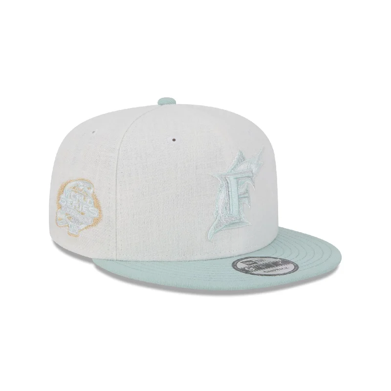 Miami Marlins Minty Breeze Logo Select 9FIFTY Snapback Hat