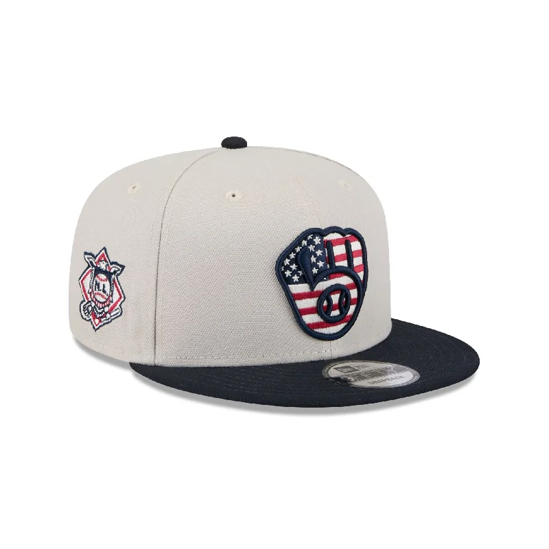 Milwaukee Brewers Independence Day 2024 9FIFTY Snapback Hat