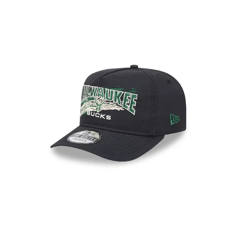 Milwaukee Bucks Throwback Brush Golfer Hat